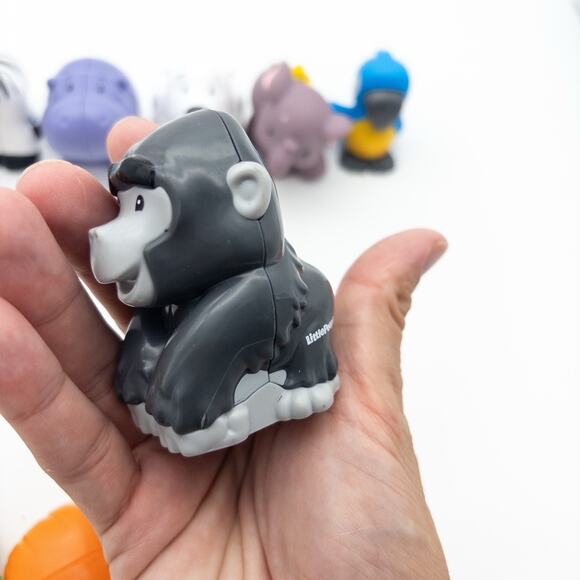 Lot Of 13 Fisher-Price Little People Zoo Animals Safari Zookeeper Turtle Koala - Picture 8 of 14